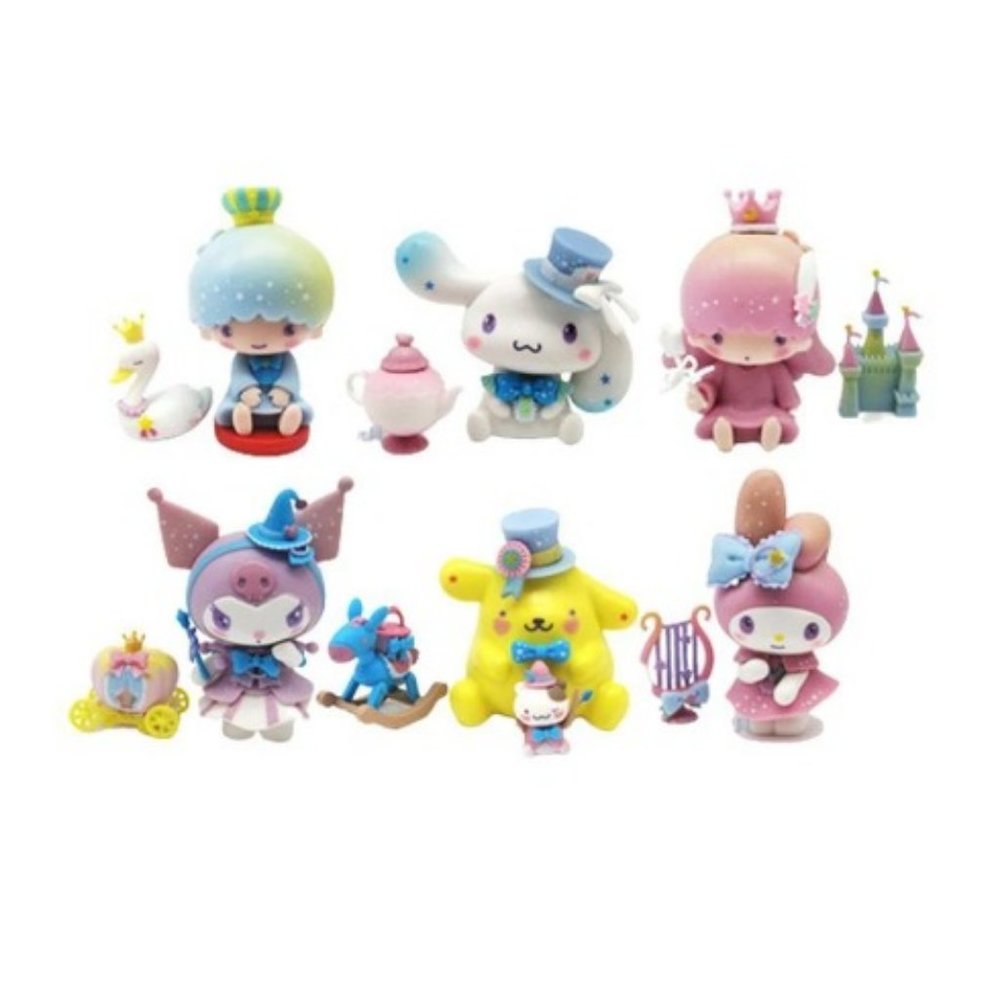 Sanrio Series Blind Box Kuromi My Melody Cinnamoroll Anime Figures Set